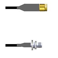 Amphenol Custom Cable Q-3G04S000M009i RF Cable Assemblies SMA-SP/TNC-SJB LMR24 9I