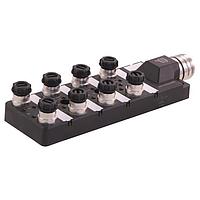 HARTING 090700221201 Sensor Cables / Actuator Cables Sensor Actuator Box M12 Acode 4pin8Ports