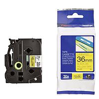 Nhãn in Brother TZe-661 Chữ đen trên nền vàng 36mm