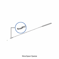 Muỗng-Nạo Vi Mô, L200, Bát-5×9, Lưỡi-5×50, thân-Φ2.5 mm DaiHan SL.Spa7014