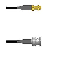 Amphenol Custom Cable Q-2Y00L0008012i RF Cable Assemblies SMA-SJB/BNC-SP RG58 12I