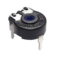 Điện trở điều chỉnh 10mm carbon lỗ xuyên, biến trở điều chỉnh dọc giá trị điện trở 1M Ohm, độ dốc tuyến tính, dung sai 20%, điều chỉnh bằng tua vít Amphenol Piher PT10LV11-105A2020-S