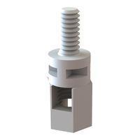 Essentra Components CBS-TFM-12-19 Screw Support CB Spt,Thrd Fem/ML,Natural,3/4 in Spc
