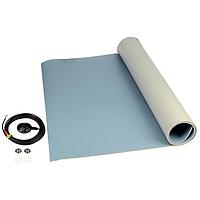 SCS 8274 Floor Mat Mat Roll, 3-Layer Vinyl, 8200 Series, Blue, 0.140"X36"X50'