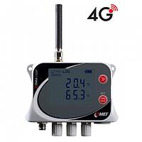 Bộ ghi dữ liệu nhiệt độ không dây IoT cho 4 cảm biến ngoài, tích hợp modem 4G Comet U0141G (Li-Ion A8200, 3.6V/5200mAh)