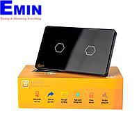 Datic DTSW02D WiFi Datic 2 Button Touch Switch (Black)