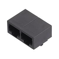 Ganged RA 8/8/2 RJ-45 không tai ganged Molex 43223-8122