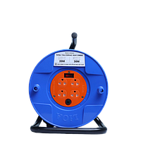 Ổ cắm kéo dài tay quay-kiểu rulo 20m LiOA QTD20-3-15A (250 (V))
