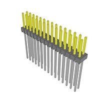 Samtec HTSW-115-30-L-D ピンヘッダー 高温PCBヘッダーストリップ、0.100インチピッチ