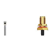 Bộ cáp RF 8GHz I-Pex MHF 42SMA STRJck R BH Mt cáp 1.37mm dài 300mm IP67/IP68 GCT (Global Connector Technology) CAB531RF-0300-A-1