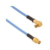 Amphenol SV Microwave 7032-9731 RF Cable Assemblies SMPM F R/A-SMPM F 6"CBL
