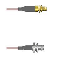 Amphenol Custom Cable Q-3100A000H048i RF Cable Assemblies SMA-SJB/BNC-SJB G142 48I