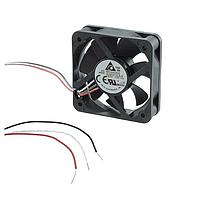 Delta Electronics, Inc. AUB0512LB-AYCX ພັນຫລັງທູບແອັກຊຽວ Tubeaxial Fan, 50x15mm, 12VDC, Superflo Bearing, 3-Lead Wires, Lock Rotor Sensor