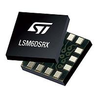 STMicroelectronics LSM6DSRXTR IMUs - 관성 측정 장치 iNEMO 관성 모듈, 머신 러닝 코어, 유한 상태 고급 디지털 기능
