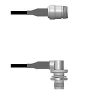 Amphenol Custom Cable Q-1W0490008018i RF Cable Assemblies N-SJ/TNC-RJ RG58 18I