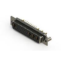 EDAC 628-36W4624-1TB Mixed Contact D-Sub Connectors Vertical Combo Dsub