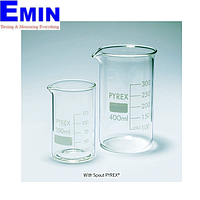 Pyrex Py.1015.22D 高級ガラストールビーカー (with Spout, 1000ml)