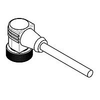 Cáp Cảm Biến / Cáp Bộ Chuyển Động Dây Đeo: Đầu Đơn 7/8 in; Đầu Nữ Góc Vuông 4 Chân; 3.66 m 4x18 Vỏ PVC Đen; PVC Đen; Đai Ốc Ghép Nylon Đen Banner Engineering MBCC-412RA