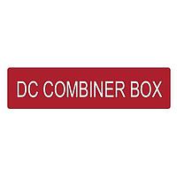 HellermannTyton 596-00740 솔라 라벨, DC 콤바이너 박스, 4.0" x 1.0", VL, 레드, 50/롤
