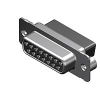 Molex / FCT 173109-0574 Receptacle DSUB CRP RCPT 9 PN W/SLCK FLTS09S7-K121