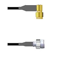 Amphenol Custom Cable Q-37054000D024i RF 케이블 어셈블리 SMA-RP/TNC-SP LMR19 24I