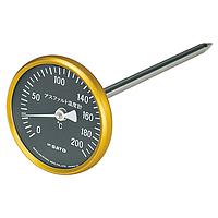 skSATO 2150-10 Bimetal Thermometer for Asphalt (0~200°C, Small black scale plate)