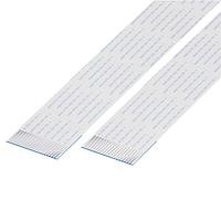Cáp nhảy FFC / FPC 1mm Pitch FlatFlexCable, 19 tiếp điểm, Dẫn điện cùng phía, Dài 254mm/10in, Mạ thiếc GCT (Global Connector Technology) 10-19-A-0254-C-4-08-4-T