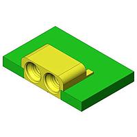 Đầu nối PCB 2 chân SMPM kết nối đồng trục phía PCB JAE Electronics CP03N2A1D00