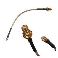 Johnson / Cinch Connectivity Solutions 415-0071-036 RF Cable Assemblies STR PLG-SMA BLKHD JK RG-316 36"