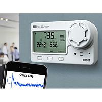 OMEGA MX1102A HOBO MX 블루투스 CO2, 온도 및 상대습도 데이터 로거 디스플레이 포함 (50 °C, 1 to 90% RH, Non-Dispersive Infrared (NDIR), Wall Bracket Mount)