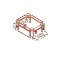 Serpac RBF32P04C10C NEMA/IP Rated RB32 Enclosure Top Clear Bottom Clear