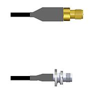 Amphenol Custom Cable Q-7004S000M011i RF Cable Assemblies SMA-SJ/TNC-SJB LMR24 11I