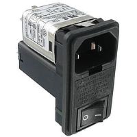 Bộ Lọc Nguồn Dòng Điện 3/3A 2.16 X 2.28 Qualtek Electronics 882-03/003