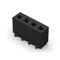 GCT (Global Connector Technology) BH015-03-C-E Sockets 03w, 3.96mm Pitch Socket, SMT, Vertical, Tin, Tube/Cap