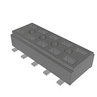 Đầu khẩu thấp kiểu chải kép Samtec CLT-105-02-L-D-BE