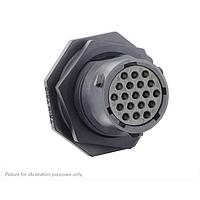 Ổ cắm Đai ốc khóa ổ cắm, không có vỏ bảo vệ phía sau, cho 19 tiếp điểm cái, IP68/69K, khóa kiểu X Eaton Souriau-Sunbank UTSX71419SX