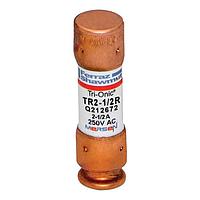 Mersen TR2-1/2R 타임 딜레이 퓨즈, 타임 딜레이, 클래스 RK5, 리젝션 스타일, 200kA AC/20kA DC, 250VAC/DC, 2-1/2A