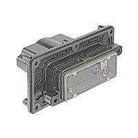 HARTING 19400161114 Headers & Wire Housings 16B HPR Panel Feed Through Housing, Screw Locking, inside mounting, 1xM50