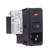 AMP Connectors - TE Connectivity PS0SSDH60 インレット 6A デュアルヒューズ スナップインマウント