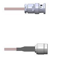 Amphenol Custom Cable Q-0J0520005144i RF Cable Assemblies BNC-SP/TNC-SP G316 144I