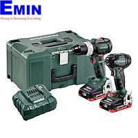 Bộ máy khoan + máy bắt vít không dây METABO COMBO SET 2.1.11 18 V BL LIHD (BSLTBL+SSD)