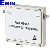 Fairview FMAM5043 High Power Amplifier at 7 Watt P1dB Operating From 8.5 GHz to 11 GHz with 30 dB Gain, 46 dBm IP3 and SMA