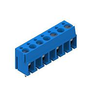 Wurth Elektronik 691101810004 Wire Protectors WR-TBL 10.0mm pitch Modular THT Blue Horizontal cable entry Wire Protector 12.6mm height 4P