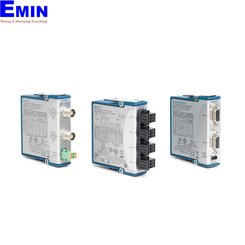 Ni 9219 Module NI NI-9219 C Series Universal Analog Input Module (100 S/s/ch, 250 Vrms ...