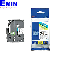 BROTHER TZE-251 ラベリングテープカセット–白地に黒