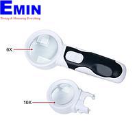 Kính lúp với 2 ống kính INSIZE 7522-610 (6X / 10X)