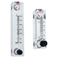 Dwyer VFA-3 Acrylic Flowmeters for Gas/Liquid, 2" & 4" Scales, NIST Options (1/8 in, NPT Female)