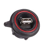 Samtec SCRU-01 USBタイプAコネクタ AccliMate(TM) IP68シール付き円形USB 2.0パネルマウントレセプタクル