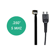 Dakota T-132-2110 Dual Element Thickness Transducers (5MHz, 1/4", Low Profile 9” wand - 0.6" Radius)