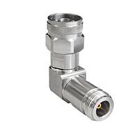 Đầu nối RF / Đầu nối đồng trục N cắm sang N cắm góc phải Bộ chuyển đổi RF Bulgin RFABNPNP